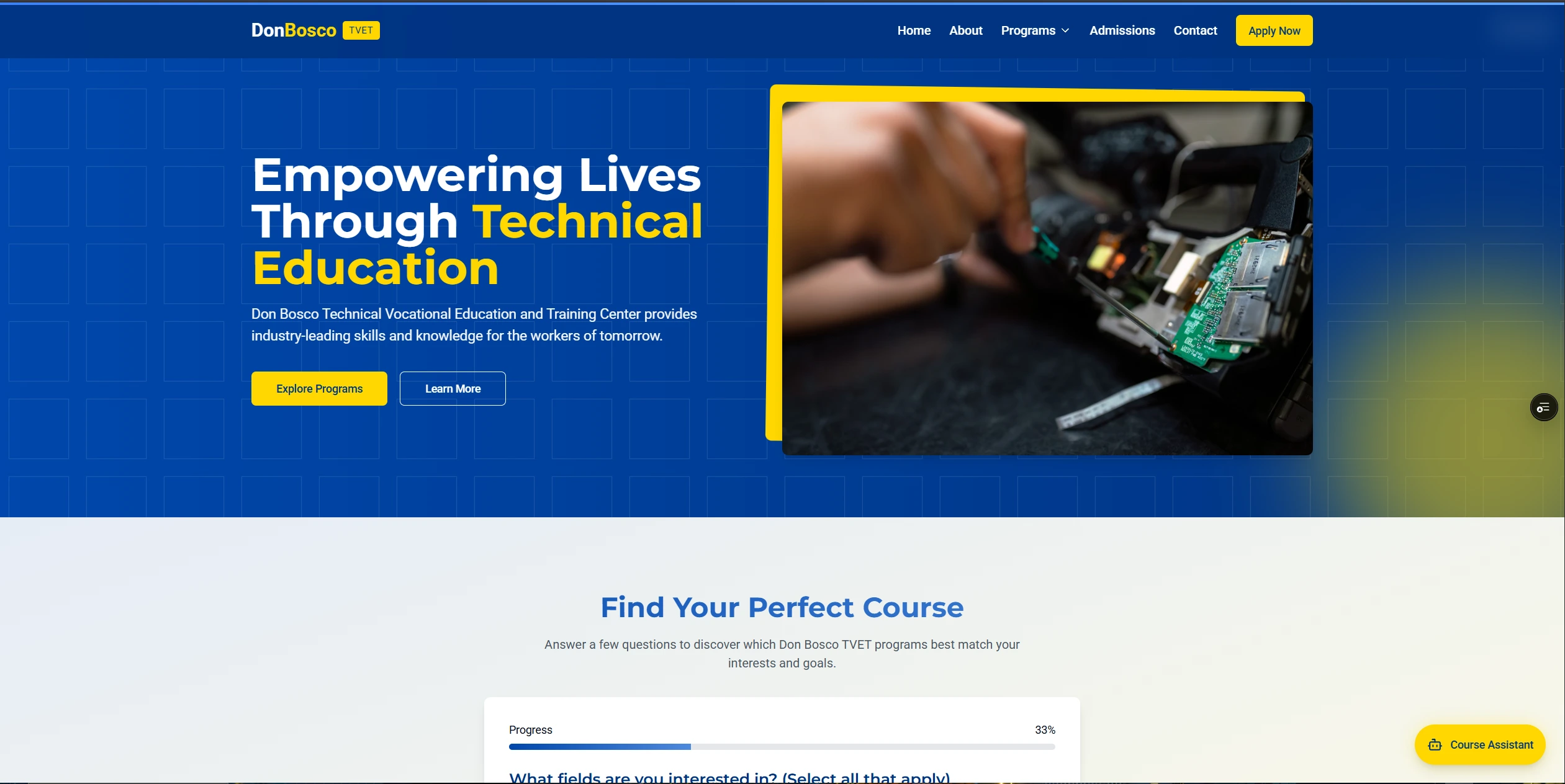 Don Bosco TVET Website